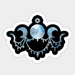 Pendant Moon Sticker